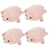 Toyvian 4 Pièces Poupée Cochon Oreiller en Peluche Cochon pour Enfants Morgrem Plush Canapé Enfant Peluche Douce à Câliner Co