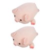 Toyvian 4 Pièces Poupée Cochon Oreiller en Peluche Cochon pour Enfants Morgrem Plush Canapé Enfant Peluche Douce à Câliner Co