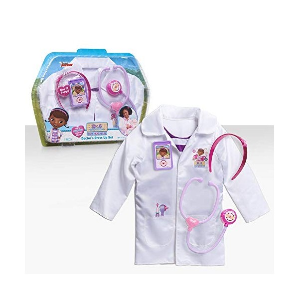 Doc McStuffins JPL90125 Déguisement de médecin pour hôpital, Violet