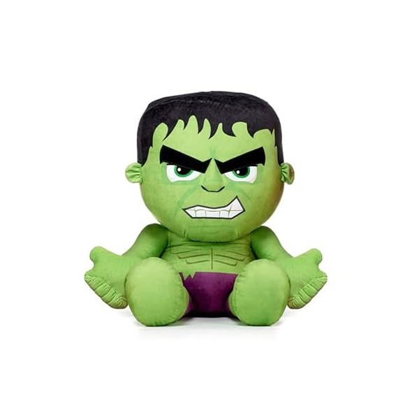 Marvel Avengers Hulk Peluche XXL 90 cm + porte-clés gratuit