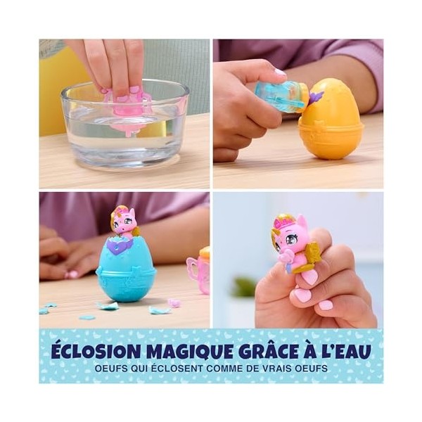 HATCHIMALS ALIVE - Pack de 1 Hatchimals + Biberon - Oeuf 1 Figurine À Collectionner Et 2 Accessoires - A Faire Eclore Avec De