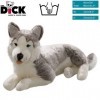 Carl Dick Peluche Husky couché 60cm 2703