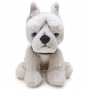 Toyland® 30cm Staffordshire Bull Terrier Staffy Peluche Peluche pour Enfants White Staffy 