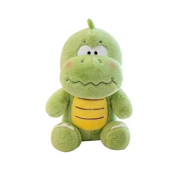 CENMOO Peluche Dinosaure, Dinosaure en Peluche,Dessin animé Vert Animaux en Peluche Dinosaure - Spft Coussin décoratif pour l