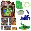 BAKUGAN 3.0 - STARTER PACK NOUVELLE GENERATION - Nillious, Hammerhead et Dragonoid Special Attack, 1 Anneau de Combat, 1 Cart