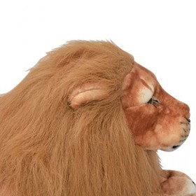 Festnight Lion en Peluche Marron XXL Jouet en Peluche pour Enfant 138 x 39 cm