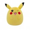 Squishmallows Peluche Pokémon Pikachu de 35,6 cm – Ajoutez Pikachu à votre équipe, animal en peluche ultra doux, peluche offi