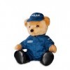 IMPEXIT Peluche Ours Policier 25/15/12 cm