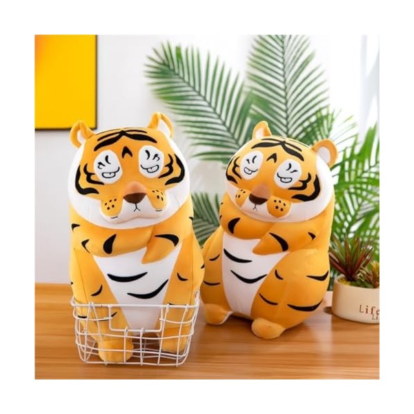 Jouets en peluche Poupée de petit tigre créative et mignonne, Version debout, jouet en peluche de gros tigre de dessin animé,