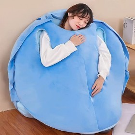 WENNEWU Coussin Portatif en Carapace De Tortue, Oreiller en Peluche GéAnt DrôLe Cosplay Animal Costume Oreiller DéCoratif Cou