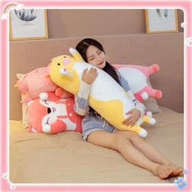EacTEL Coussins en Peluche Mignons, Animaux en Peluche, Dinosaures, Peluches, Lapin Kawaii, cochons, Renards, poupées, Cadeau