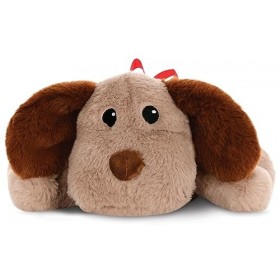 iscream Peluche douillette pour chiot 26,7 cm avec fond lesté et détails brodés pour tous les âges