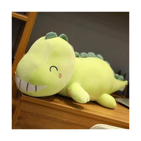 EacTEL Dinosaure Peluche Poupée Doux Dessin Animé Animal Dinosaure Peluche Oreiller Enfants Fille Cadeau Anniversaire Cadeau 