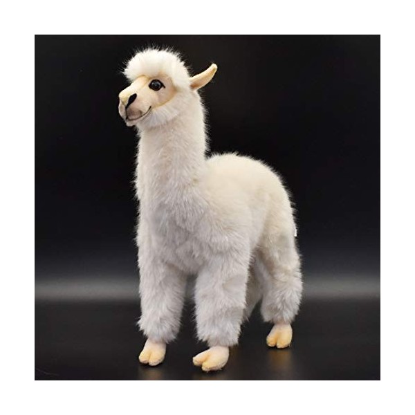 Hansa Peluche Lama Blanc 35cmH/30cmL