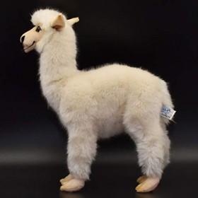 Hansa Peluche Lama Blanc 35cmH/30cmL