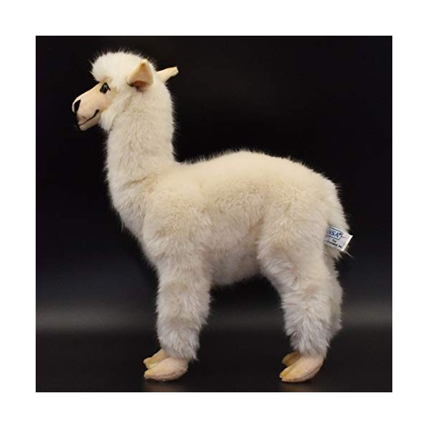 Hansa Peluche Lama Blanc 35cmH/30cmL