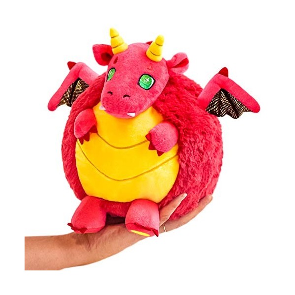 Squishable Mini dragon rouge en peluche 17,8 cm