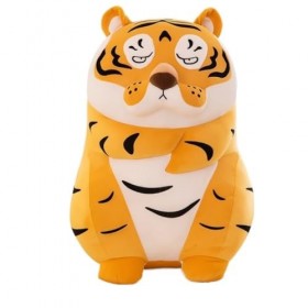 SNUFF Jouet en Peluche Poupée de Petit Tigre créative et Mignonne, Version Debout, Jouet en Peluche de Gros Tigre de Dessin a