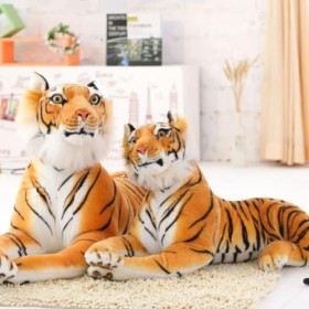 Tigre léopard en Peluche Tigre Jaguar poupée Enfants Cadeau d’Anniversaire Cadeau de Noël 120cm 2