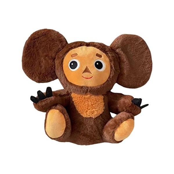 Kasmole 30cm Cheburashka Peluche Animal Peluche Jouet, Drôle de Singe en Peluche, Jouet câlin Doux et Moelleux pour Les Enfan