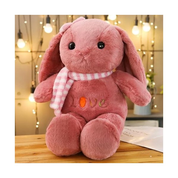 Belle Longues Oreilles Lapin en Peluche Jouet Doux Dessin Animé Animal en Peluche Poupée Canapé Oreiller Enfants Cadeaux D’An