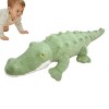 Loandicy Grande Peluche Douce en Peluche - Peluches Alligator Vert géant,Grand Mignon énorme Jumbo Grande Taille Peluche Kawa