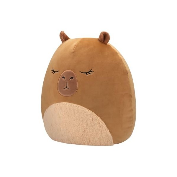 Squishmallows Original Lijjian Brown Capybara Grande peluche officielle de 35,6 cm