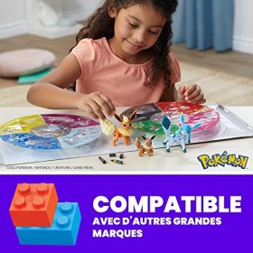 MEGA Pokémon, Coffret évolutions dEvoli, jeu de construction, 470 pièces, pour enfant dès 6 ans, GFV85