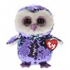 Ty - TY36269 - Flippables - Peluche à sequins Moonlight le Hibou 15 cm