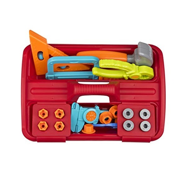 Playkidz Etablie Bricolage Enfants - 23 Pièces Coffret À Outils De Grands Jouets De Construction pour Garçons Et Filles, Asso