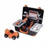 Smoby - Black+Decker - Bricolo Box - Mallette à Outils - Jouet Bricolage Enfant - Véhicule à Construire - 360904