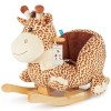 Bieco Peluche Animal à Bascule Girafe | Cheval a Bascule Bebe 1 an | Cheval à Bascule Animal a Bascule Bebe Animaux a Bascule