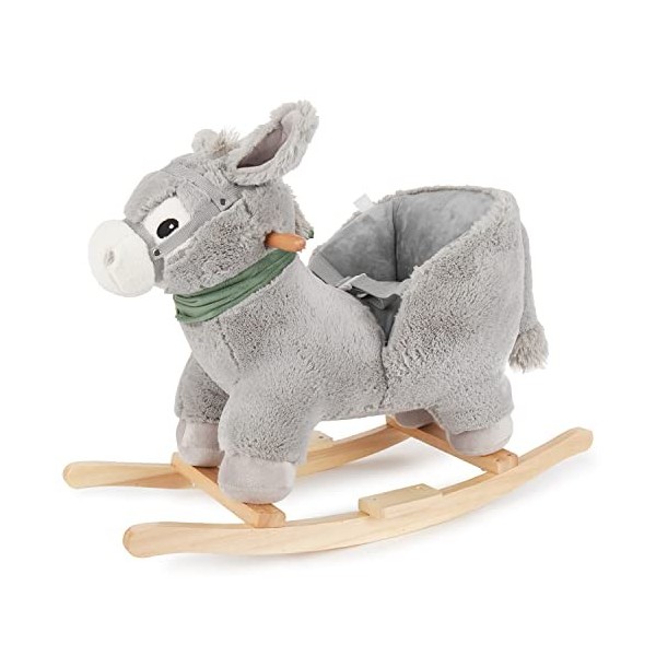 Bieco Peluche Animal à Bascule Girafe | Cheval a Bascule Bebe 1 an | Cheval à Bascule Animal a Bascule Bebe Animaux a Bascule