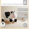 Bieco Peluche Animal à Bascule Vache Heidi | Cheval a Bascule Bebe 1 an | Cheval à Bascule Animal a Bascule Bebe Animaux a Ba