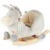 Bieco Peluche Animal à Bascule Lars lours Polaire | Cheval a Bascule Bebe 1 an | Cheval à Bascule Animal a Bascule Bebe Anim