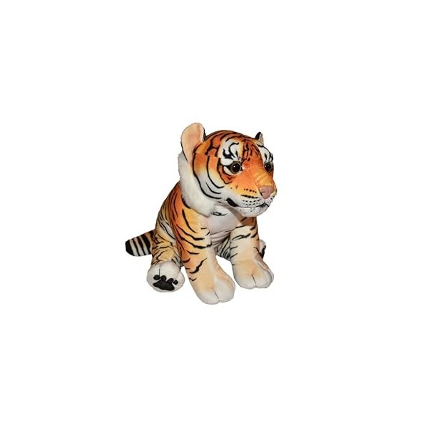 Wild Republic Living Earth Cuddlekins Tigre, animal en peluche, 30,5 cm, jouet en peluche, remplissage de bouteilles deau re
