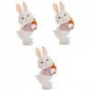 Totority 3 Pièces Poupées en Peluche Jouets pour Enfants Cadeaux De Confort Coussins De Lit Ensemble De Jeu Kidcraft Bidoof P