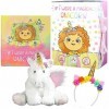 Unicorn Gift Set - Includes Book, Stuffed Plush Toy, and Headband for Girls - If I were A Magical Unicorn - Great for Birthda