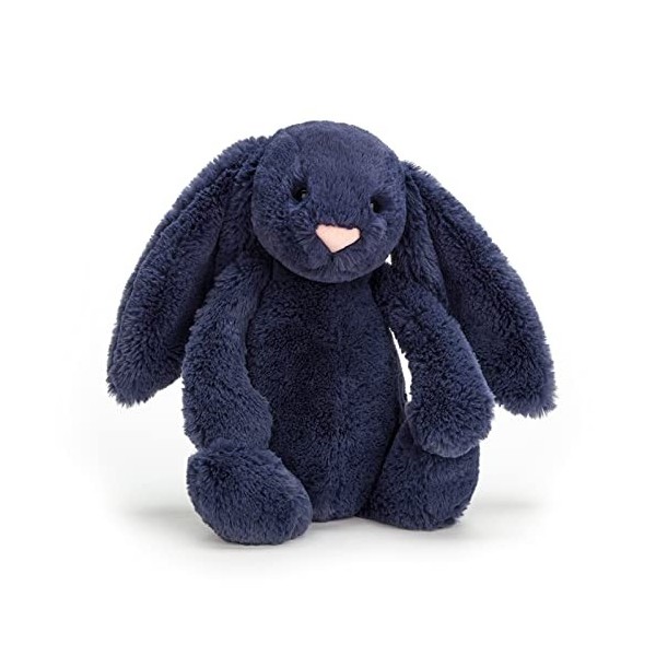 Jellycat Peluche Lapin Bleu Marine BAS3NB 