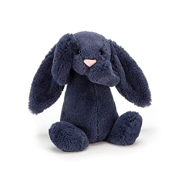 Jellycat Peluche Lapin Bleu Marine BAS3NB 