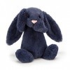 Jellycat Peluche Lapin Bleu Marine BAS3NB 