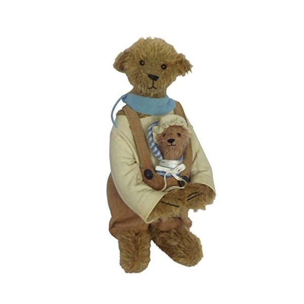 Clemens Collection Teddy Best Grandpa du monde/Best Grandpa in The World 25 cm Limitée Mohair