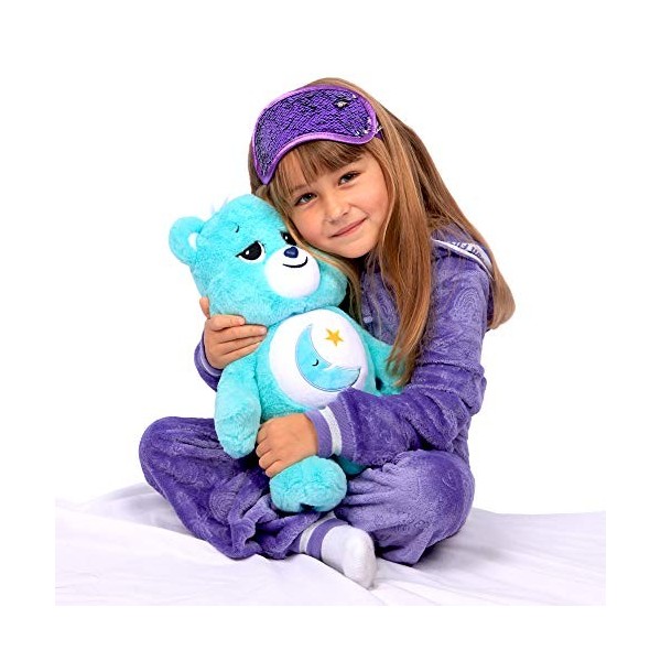 Care Bears - 22047 - Huggable Bedtime Bear 16 Plush-Age 4+ -Ideal for Girls, Multicolor