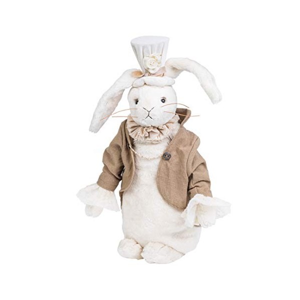 Clemens Lapin K. Ninchen 40 cm avec cylindre, édition limitée, peluche douce