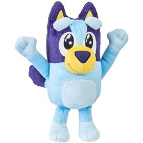 Bluey Friends Peluche yeux étoilés bleus 20,3 cm avec 2 autocollants My Outlet Mall