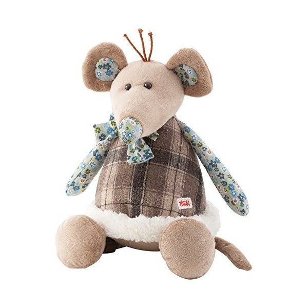 Trudi - 18402 - Peluche - Folky Friends - Souris - 32 Cm