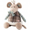 Trudi - 18402 - Peluche - Folky Friends - Souris - 32 Cm