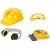 Theo Klein 8537 Bosch Accessories Set I Work Gloves, Safety Goggles, Ear Protectors And Helmet I In Bosch Design I Packaging 