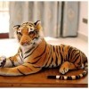 Tigre réaliste et léopard Peluche Animal Tigre Jaguar poupée Cadeau d’Anniversaire pour Enfants 120cm 1