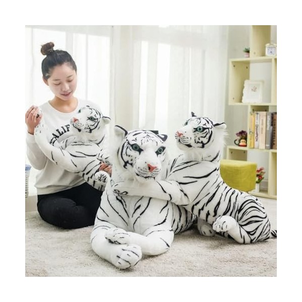 LfrAnk Tigre léopard en Peluche Tigre Jaguar poupée Enfants Cadeau d’Anniversaire Cadeau de Noël 120cm 2